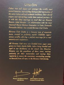 Havana Club Union Cohiba Atmosphere