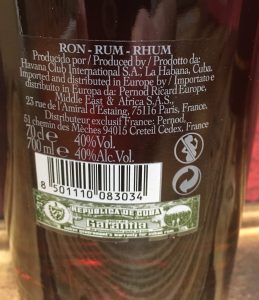 Havana Club Gran Reserva Añejo 15 Años