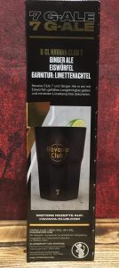 Havana Club 7 jähriger mit Glas schwarz (helle 7)