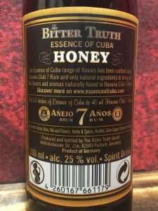 The Bitter Truth Essence Of Cuba Honey 2019