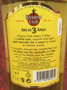 Havana Club Anejo 3 Anos 3l 2015