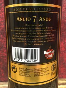 Havana Club Añejo 7 Anos 2014 (spanisch)