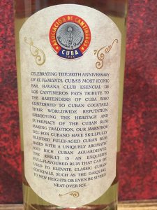 Havana Club Esencial de los Cantineros ohne Nummer