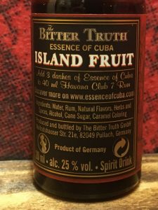 Havana Club The Bitter Truth-Essence of Cuba island fruit 2015