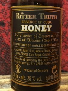 Havana Club The Bitter Truth-Essence of Cuba honey 2015