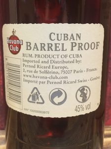 Havana Club Barrel Proof 1l 2009 2 Siegel