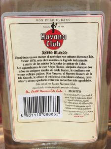 Havana Club Bauchflasche Anejo blanco 2010