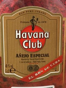 Havana Club Anejo Especial Mini PET 2014 (Druck 3)