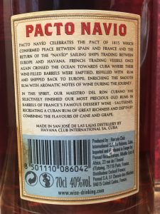 Havana Club Pacto Navio 2016