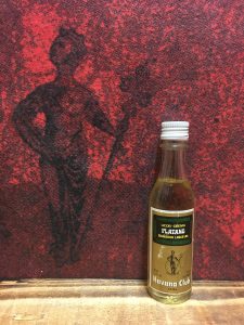 Havana Club Likör Mini Crema Platano 1980