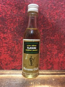 Havana Club Likör Mini Crema Platano 1980