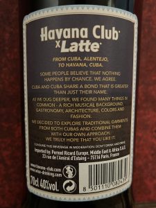 Havana Club X 7 jähriger Latte Lisbon