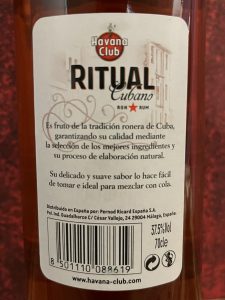 Havana Club Ritual Cubano la Esencia de la Habana 37,5% 2017
