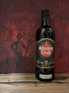 Havana Club 7 jähriger mit Glas schwarz (dunkle 7)