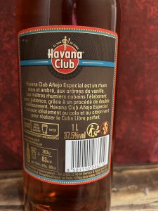Havana Club Añejo Especial 1l 37,5% 2022