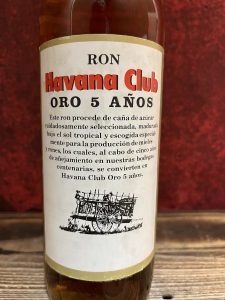 Havana Club Viejo 5 Años Ambar Seco 1984