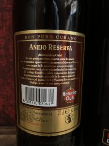Havana Club Añejo Reserva in Dose Version 3