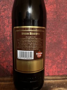 Havana Club Añejo Reserva 2009 spanisch Version 2