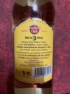 Havana Club Añejo 3 Años 2015 spanisch