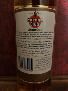 Havana Club Añejo oro 2001 0,75l