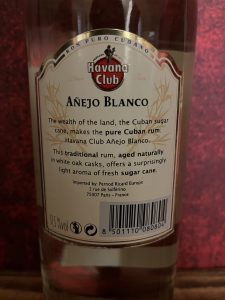 Havana Club blanco 1l 2015 (englisch/Frankreich) Version 2