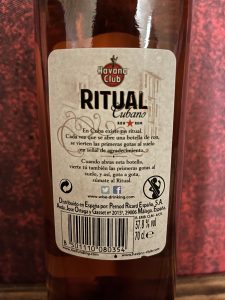 Havana Club Ritual Cubano la Esencia de la Habana 37,8% Version 2