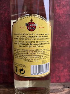 Havana Club Añejo 3 Años Kolumbien