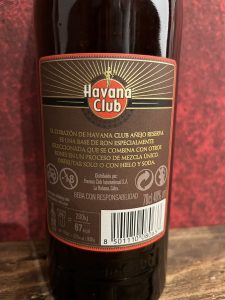 Havana Club Reserva mit 3er Verschluss
