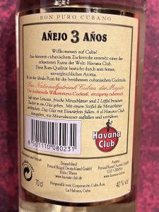 Havana Club Añejo 3 Años 2008 V2