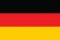 Flag design. German flag on the white background, isolated flat layout for your designs. Vector illustration.